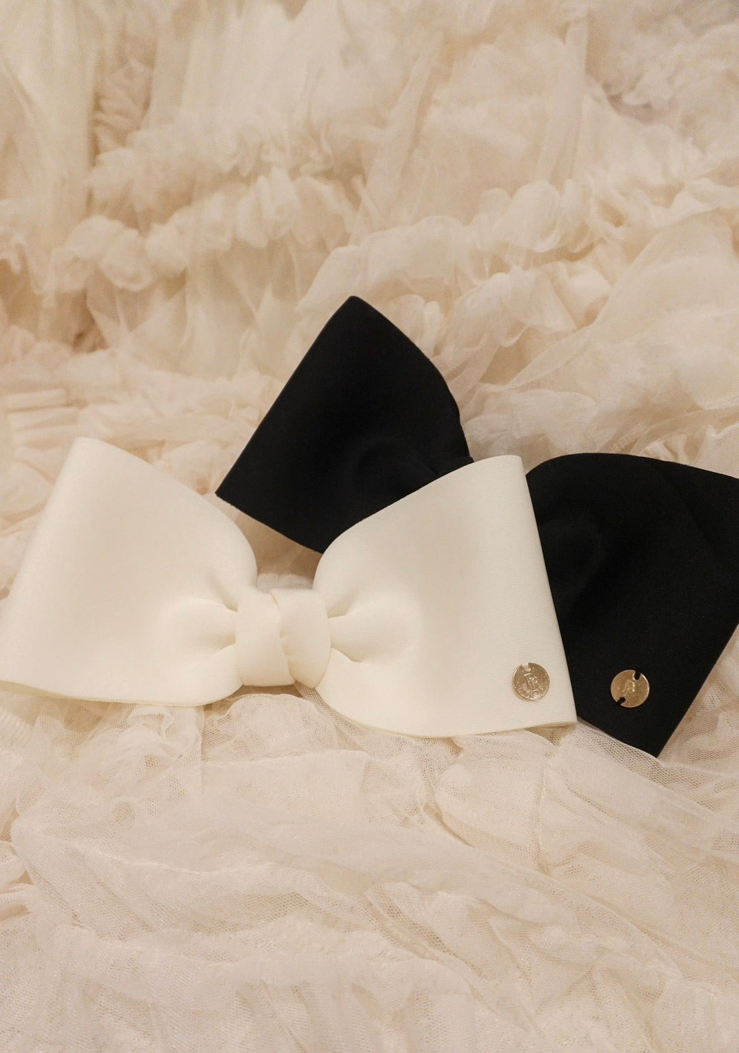 partage big ribbon barrette