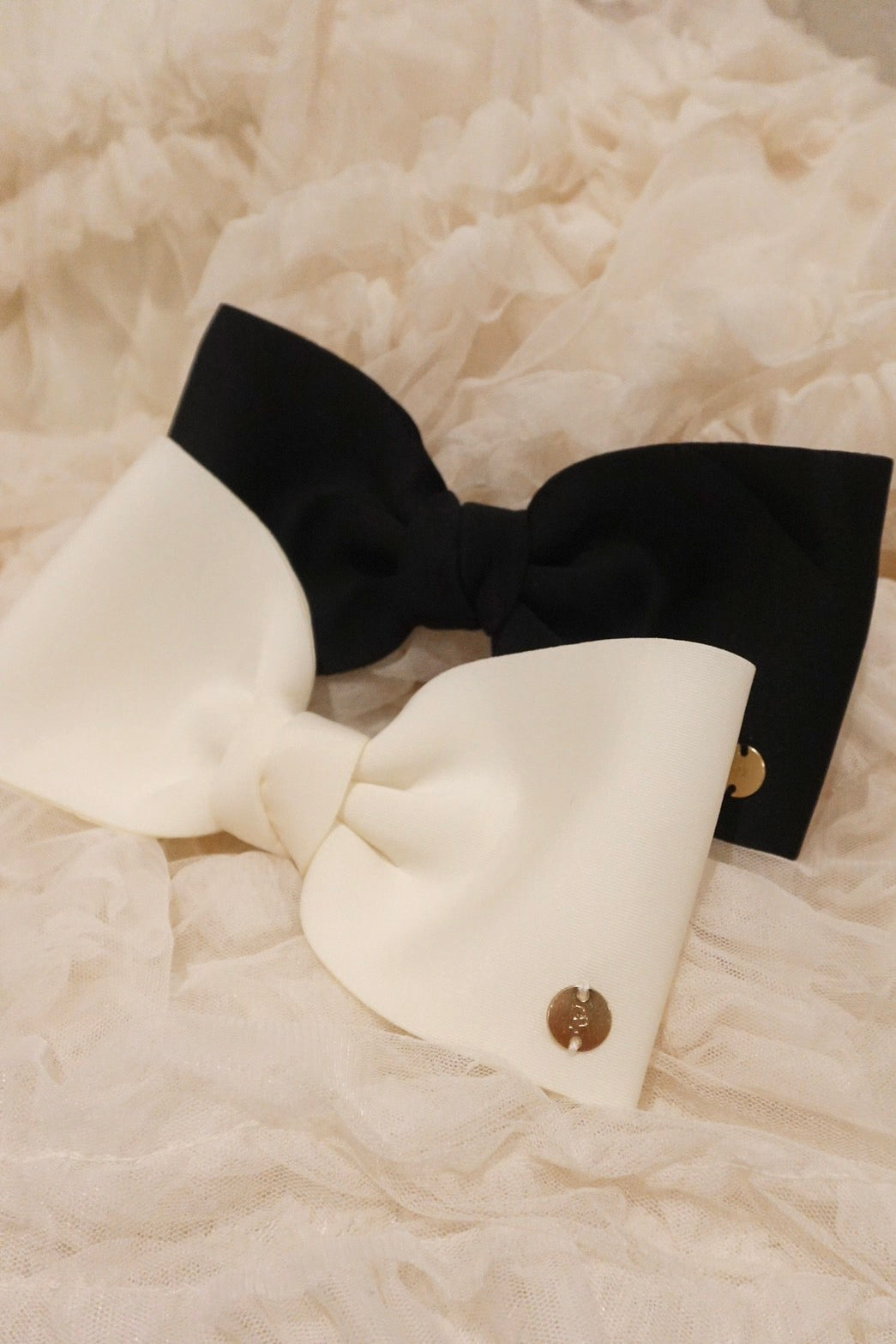 partage big ribbon barrette