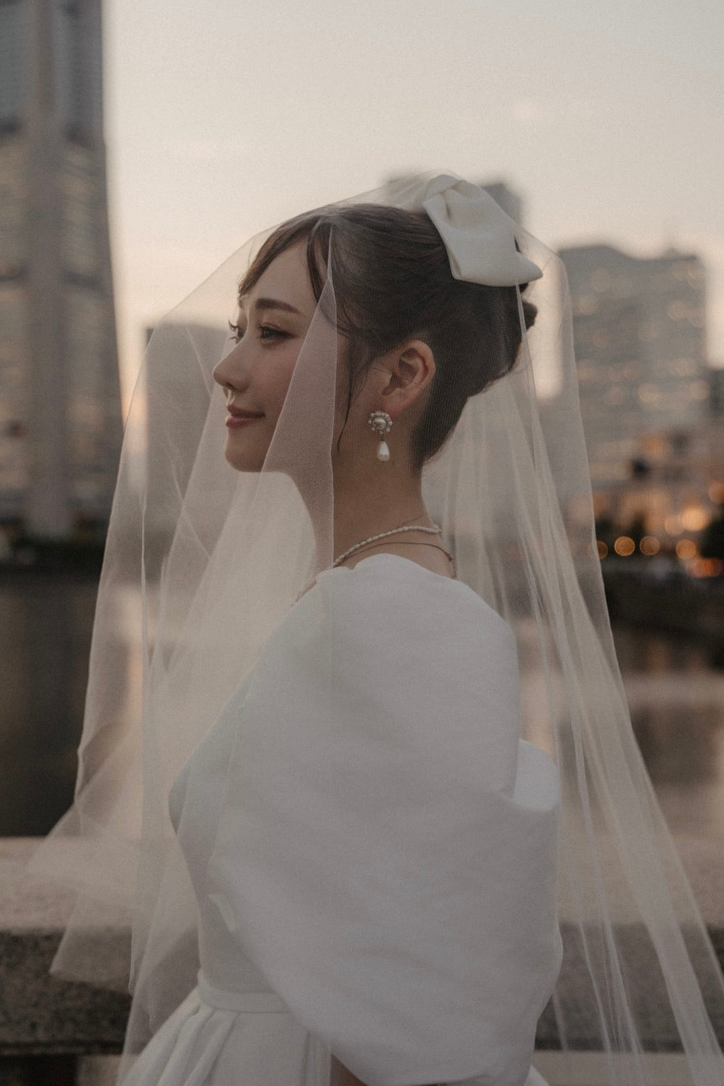 partage big ribbon barrette