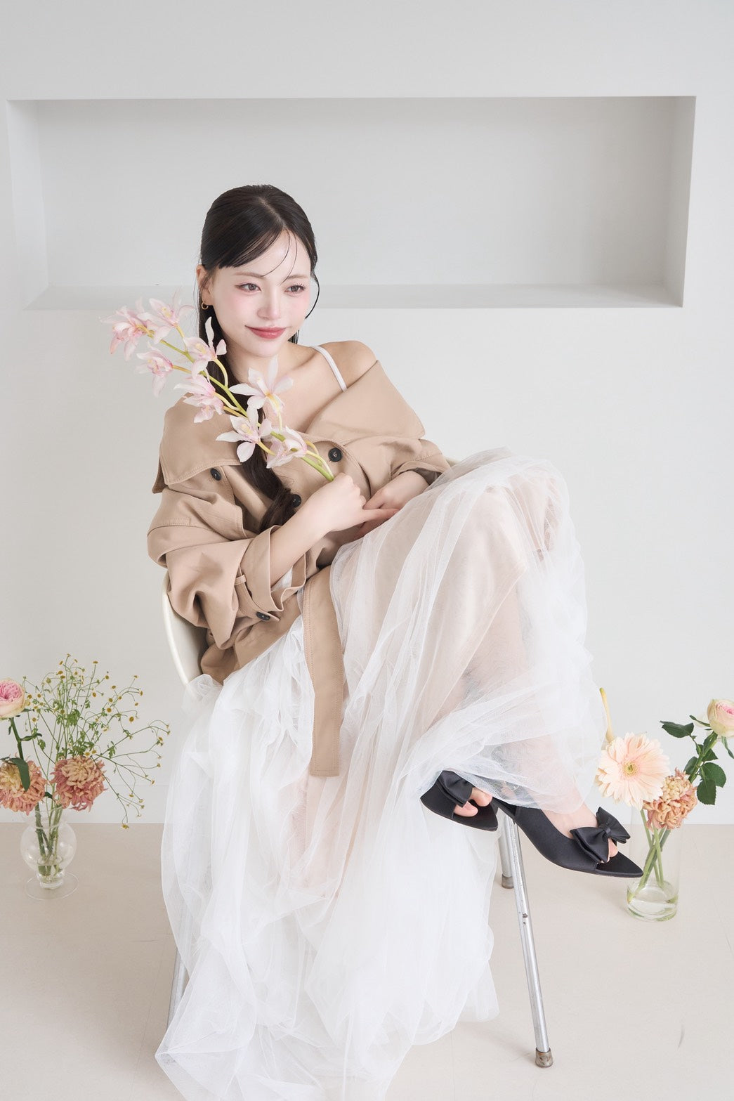 variation ribbon sandal