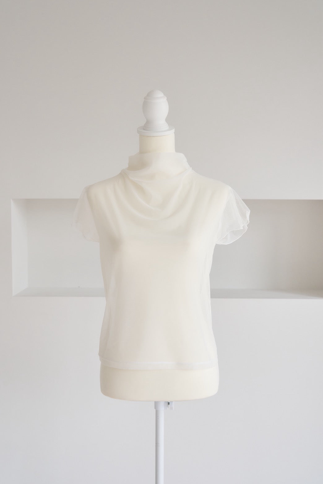soft veil sheer tops