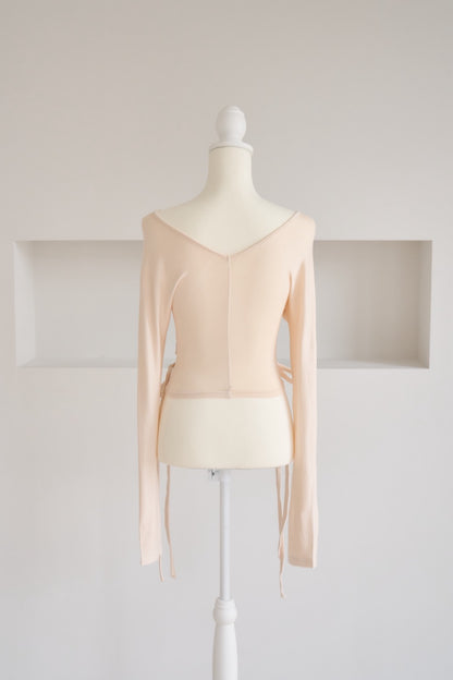 double ribbon cross tops