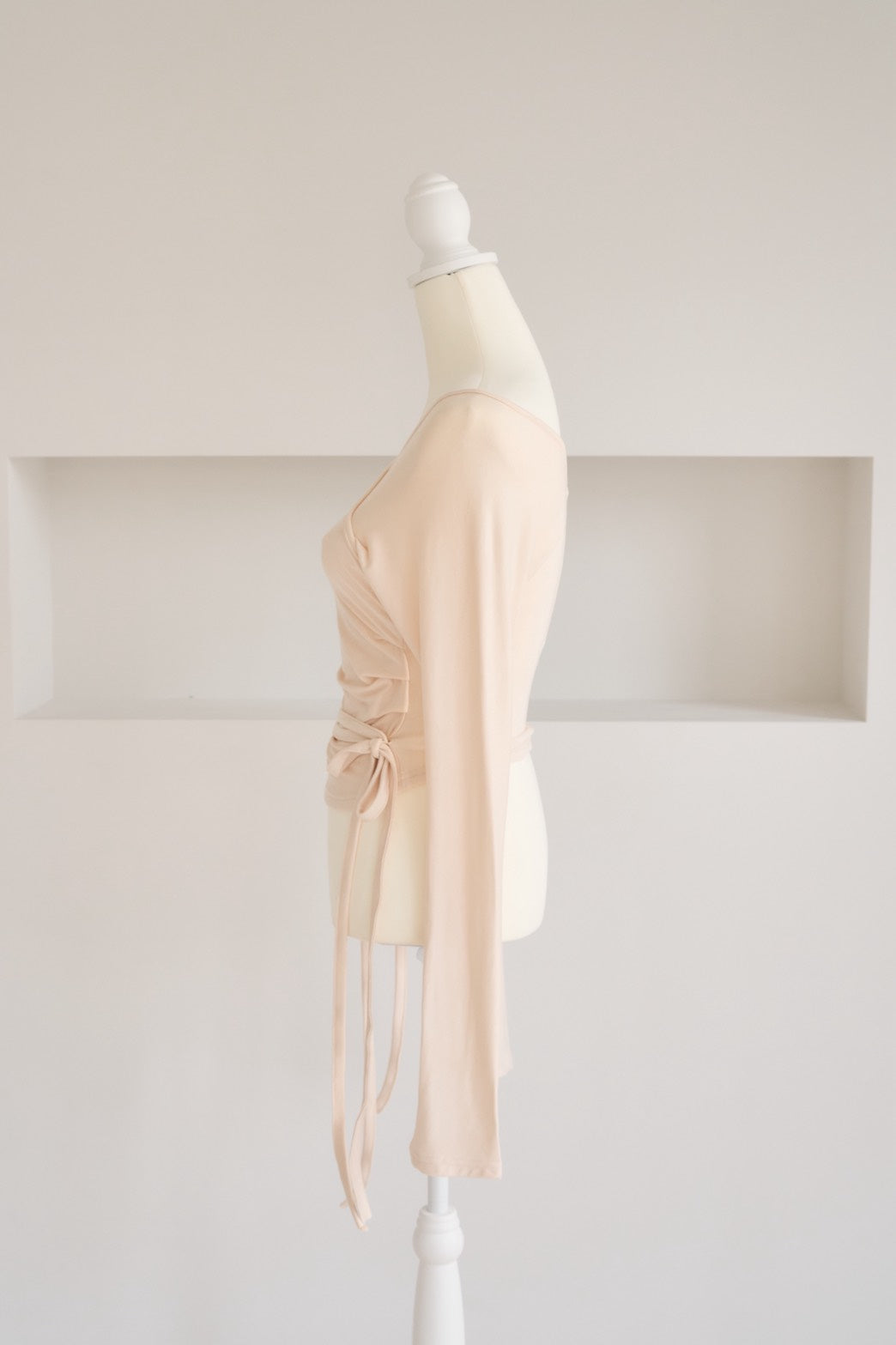 double ribbon cross tops