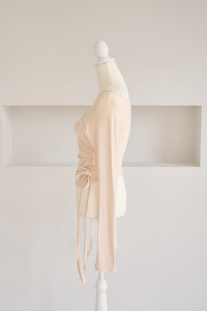 double ribbon cross tops