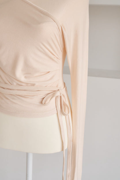 double ribbon cross tops