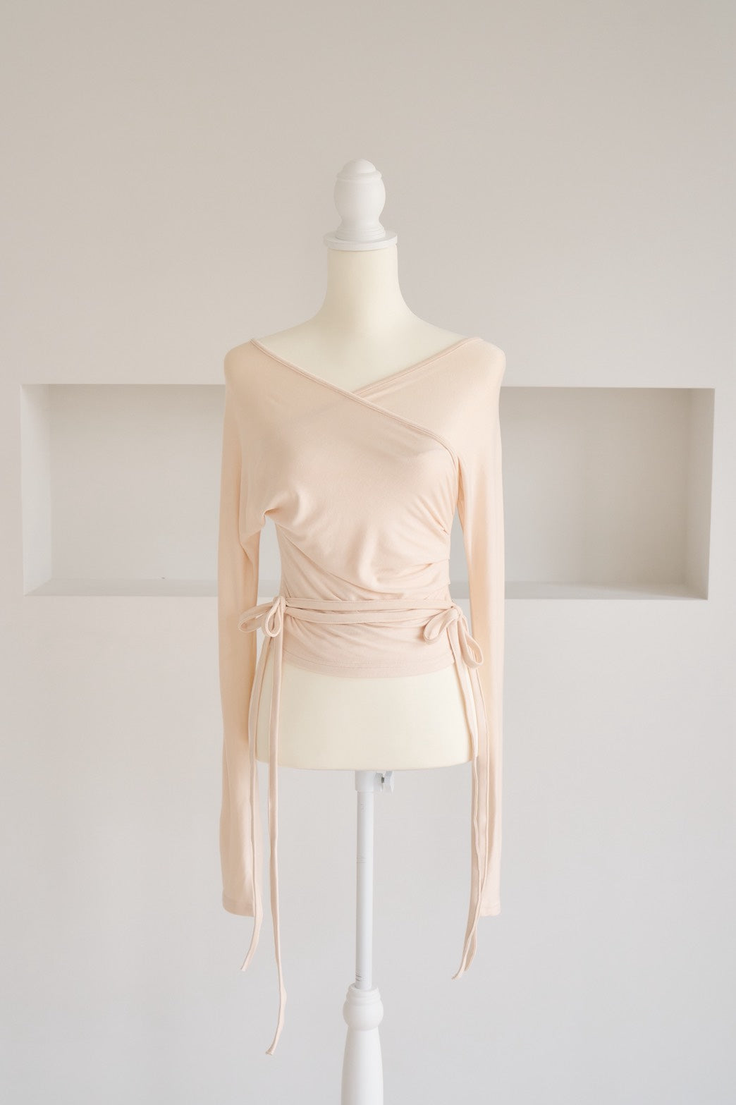 double ribbon cross tops