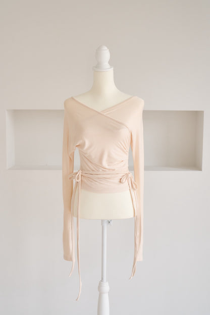 double ribbon cross tops