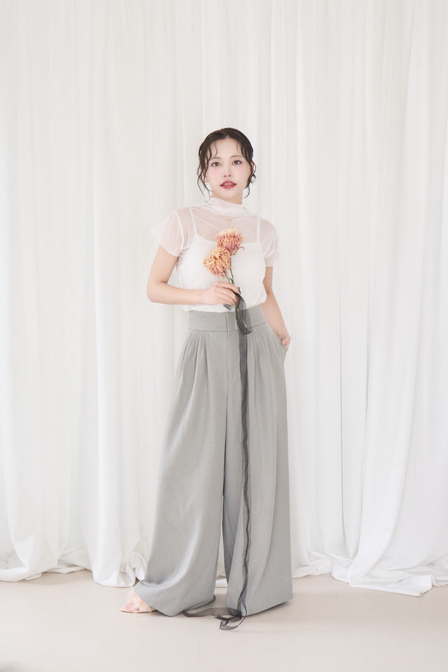 soft veil sheer tops