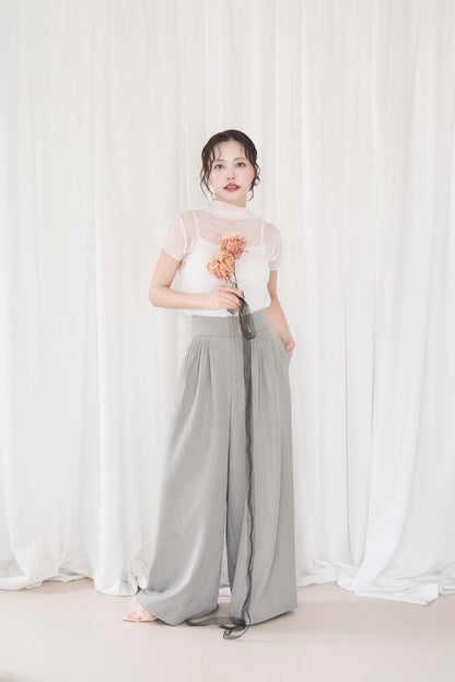 soft veil sheer tops