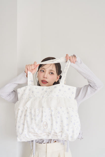 frill tote bag