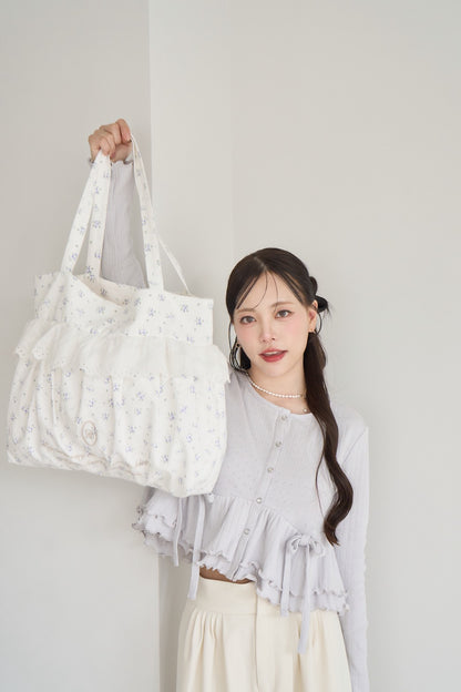 frill tote bag