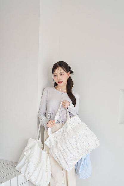 frill tote bag