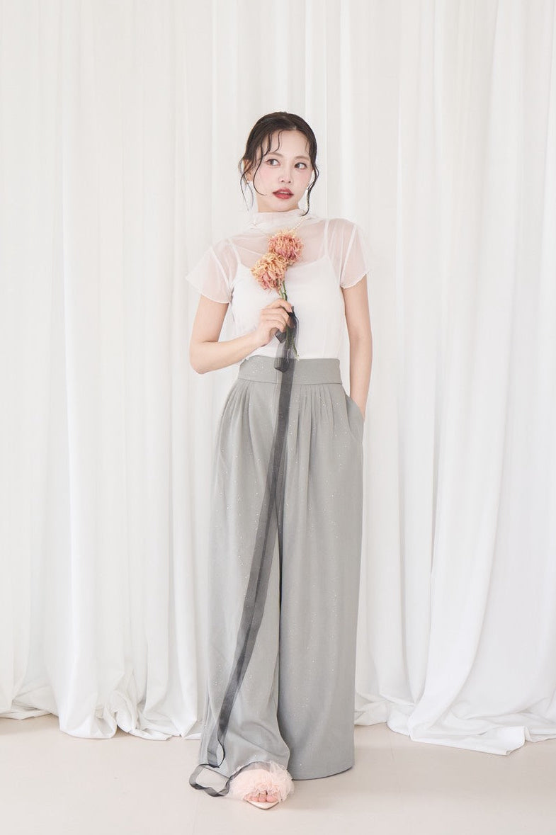 soft veil sheer tops – POMIII PARTAGE