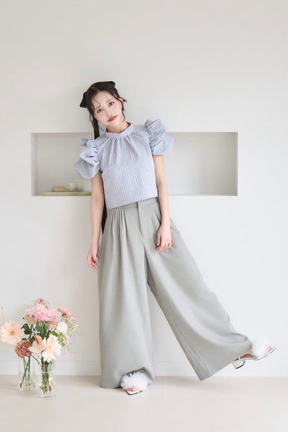 volume tulle sandal
