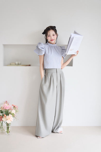 glitter high waist pants
